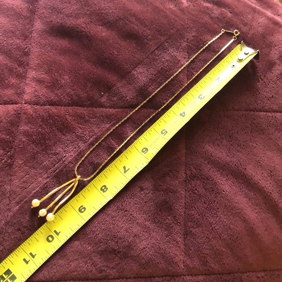 Vintage Napier Faux Pearl Necklace and Bracelet w/Intertwined Chains - Picture 10 of 13